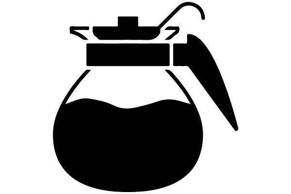 A Simple Icon of a Coffee Pot
