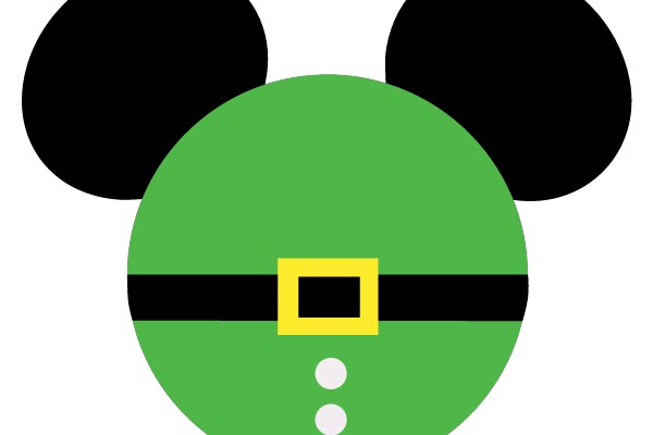 St Patrick's Day Mickey Mouse