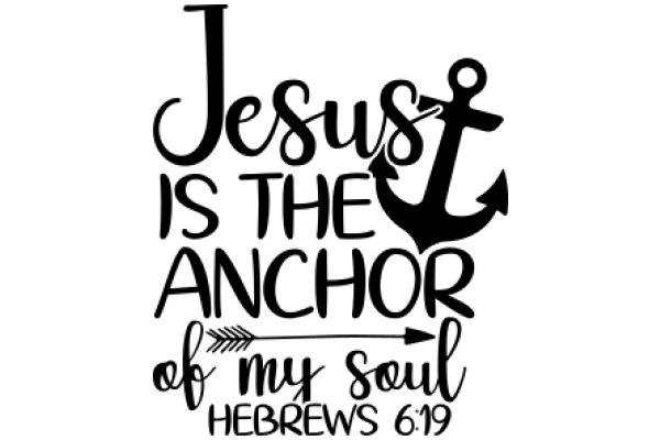 Jesus is the Anchor of My Soul: Hebrew Bible Verse 6:19