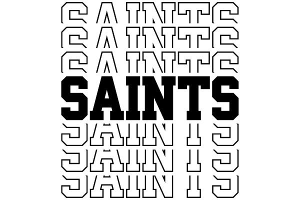 Stylized Team Name in Dynamic Typography