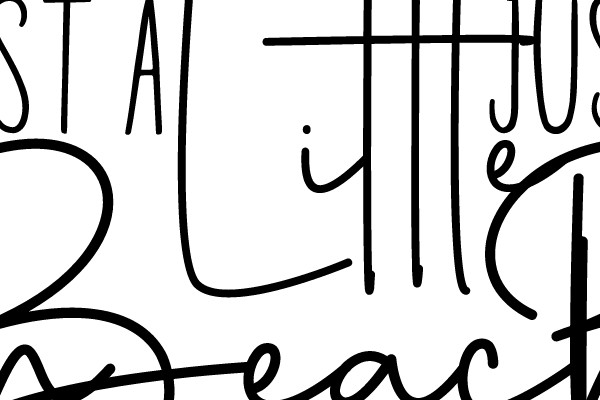 Just a Little Beach: A Playful and Relaxing Logo