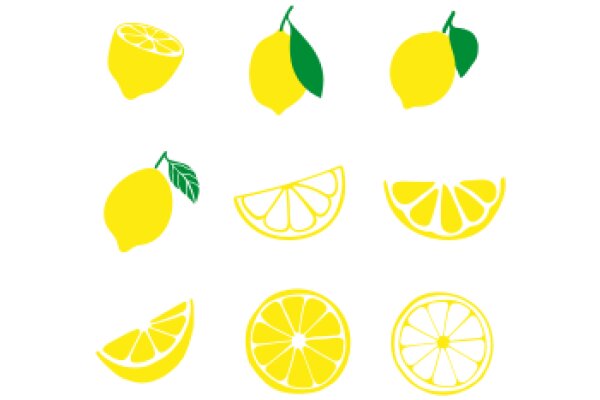 A Collection of Yellow Citrus Fruits