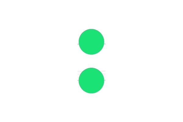 Two Green Circles