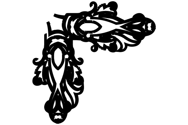Vintage Ornament: Intricate Flourish Design