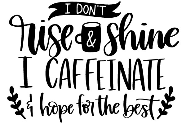I Don't Rise & Shine, I Caffeinate & Hope for the Best