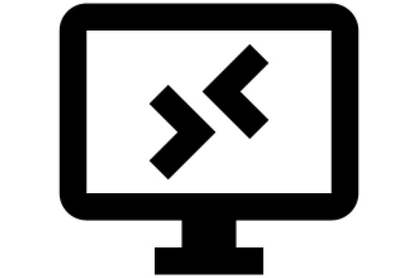 Digital Art: A Pixelated Computer Monitor with a Glitchy Image