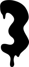 Silhouette of a Droplet: A Visual Metaphor for the Concept of Water