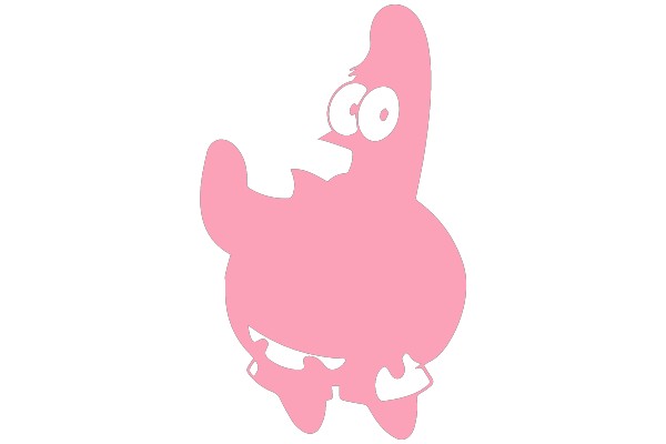 Patrick Star Silhouette