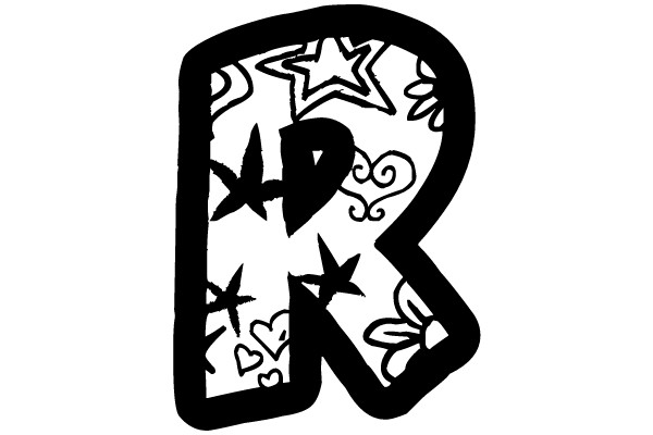 Decorative Letter R