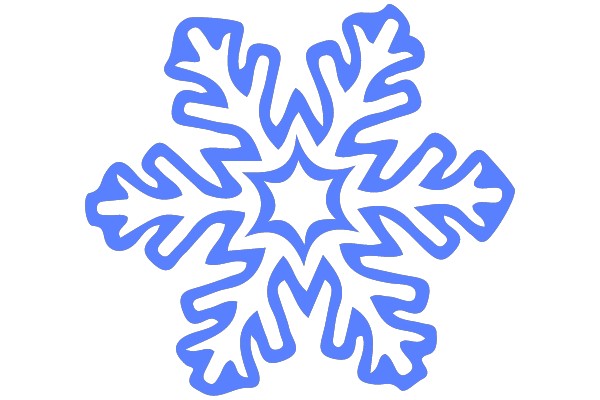 Winter Star Snowflake
