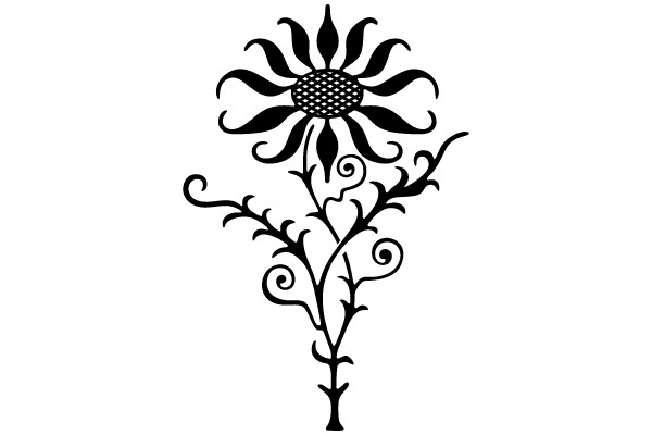 Ornamental Flourish: A Timeless Floral Design
