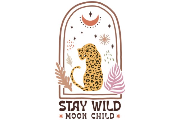 Stay Wild Moon Child: A Whimsical Poster for the Adventurous Soul