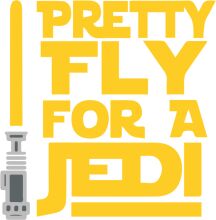 Pretty Fly for a Jedi: A Graphic Design of a Star Wars-Inspired T-Shirt