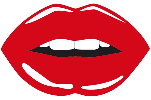 Bold Red Lips
