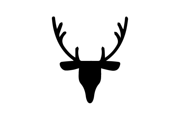 Stag Head Silhouette