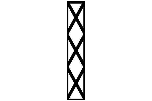 A Close-up View of a Zigzag Pattern