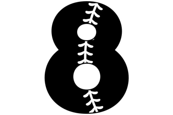 Stylized Baseball Logo with Design