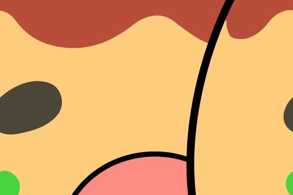 Whimsical Doughnut Character: A Playful Cartoon