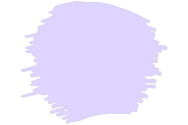 Abstract Lavender Brush Stroke with Splatters