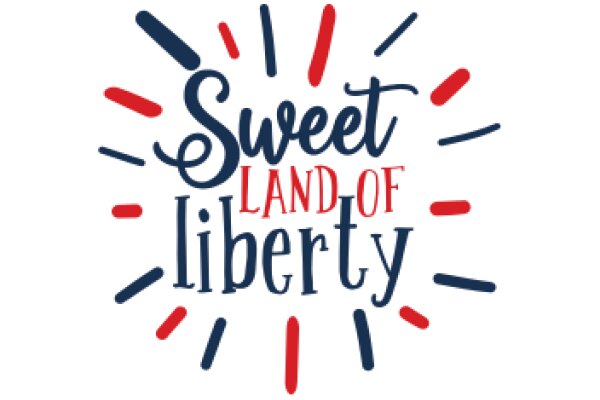 Sweet Land of Liberty: A Graphic Design Showcasing the Spirit of the United States