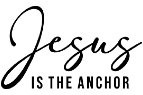 Jesus is the Anchor: A Graphic Design