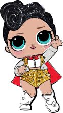An Adorable Cartoon Character: A Girl with Blue Eyes and a Red Cape