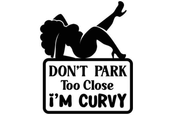 A Playful Warning: Don't Park Too Close to My Curvy Shape!