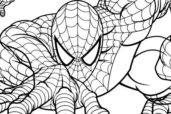 Spider-Man Coloring Page