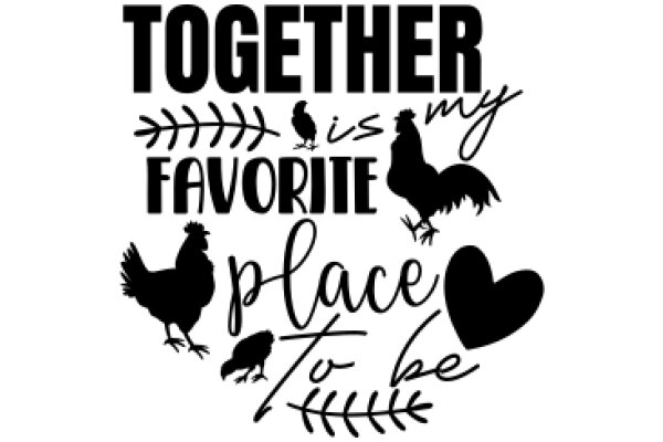 Together in My Favorite Place: A Heartfelt Affection for Chicken and Roosters
