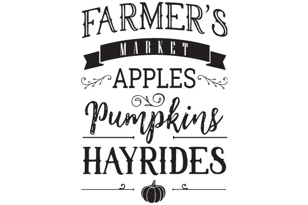 Farmer's Market: Apples, Pumpkins, and Hayrides