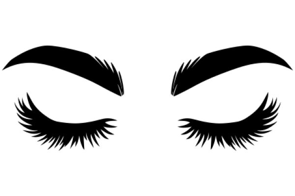 Elegant Eyelashes: A Close-up View of Beauty