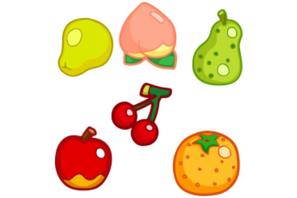 A Collection of Colorful Fruits and Vegetables