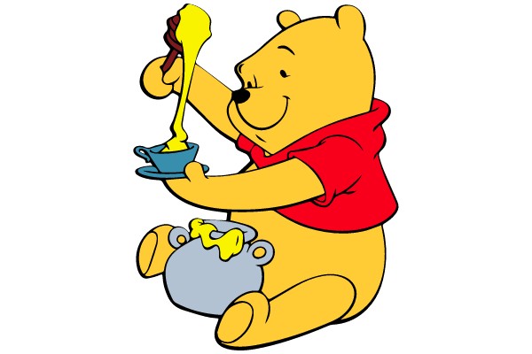 Winnie the Pooh Spills Honey