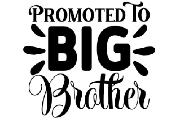 Promoted to Big Brother: A Graphic Design