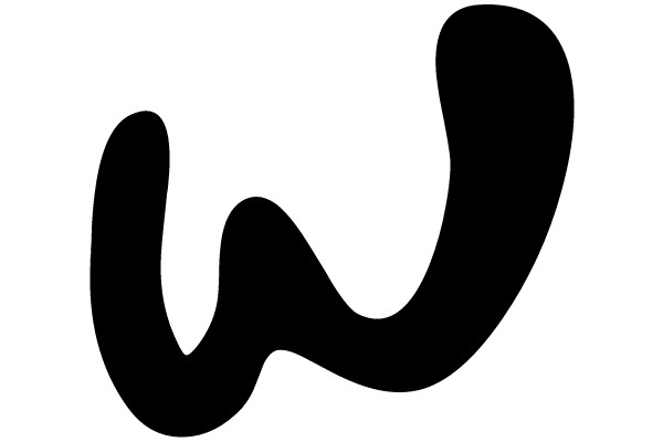 Black W with Open Top