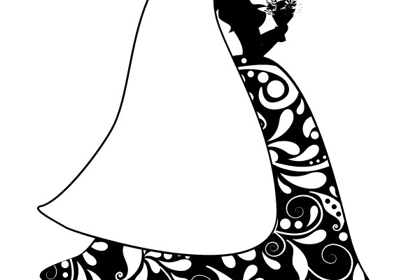 Bride in Silhouette