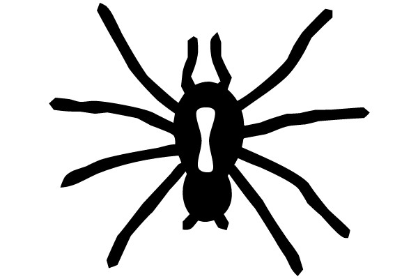 Silhouette of a Spider