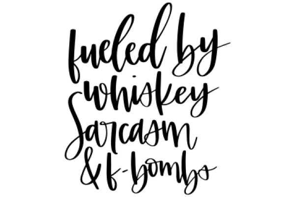 Fueled by Whiskey, Sarcastic, and Bombastic: A Collection of Witty Quotes and Sayings