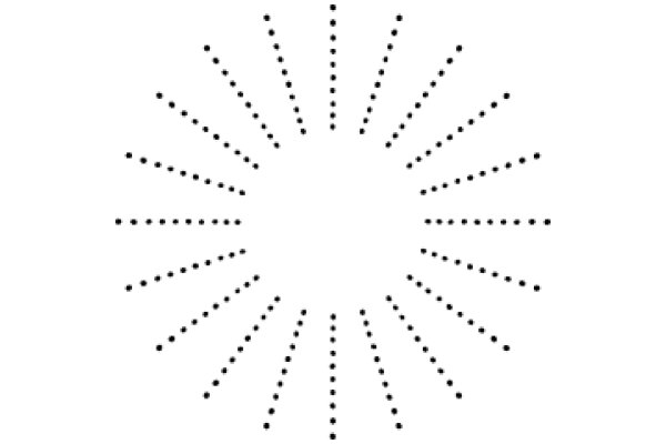 Radiant Symmetry: A Dot Pattern