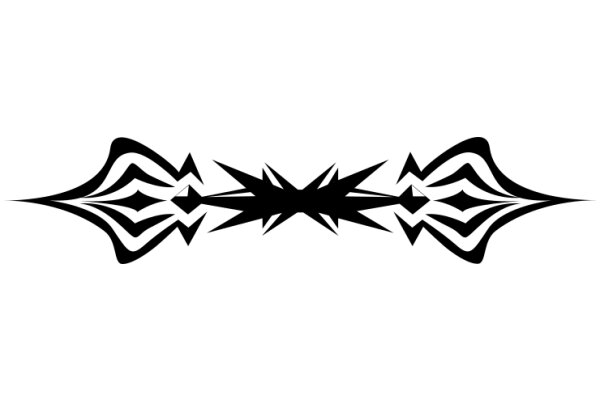Stylized Abstract Design with a Symmetrical Pattern