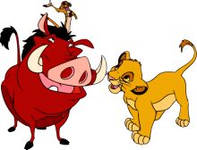 A Playful Encounter Between a Lion and a Bull