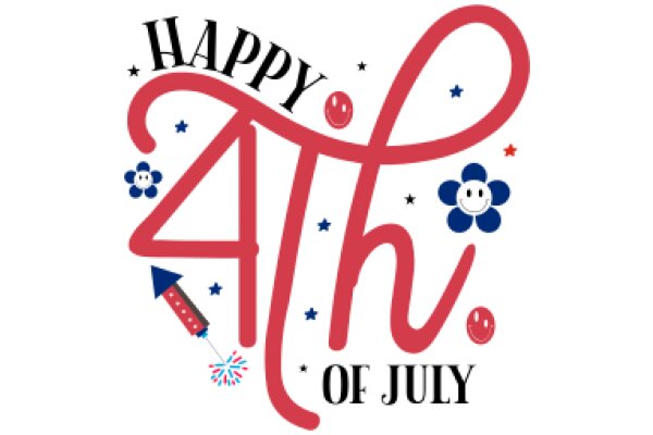 Celebrating the Joy of Fourth of July with a Festive Greeting