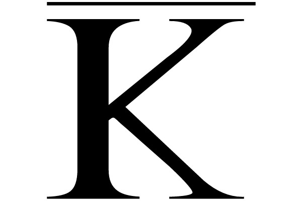 Bold Black Letter K