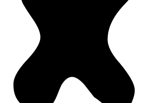 Abstract Black Splatter