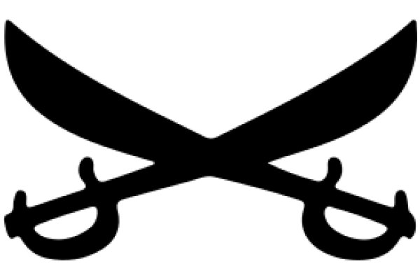 Stylized Black Sword Icon