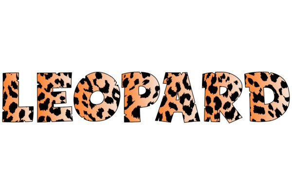 Leopard Print Lettering: A Creative and Stylish Typography Design