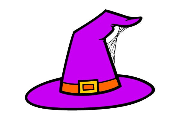 Spooky Witch Hat Clip Art