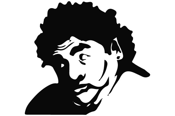 Afro Man Silhouette
