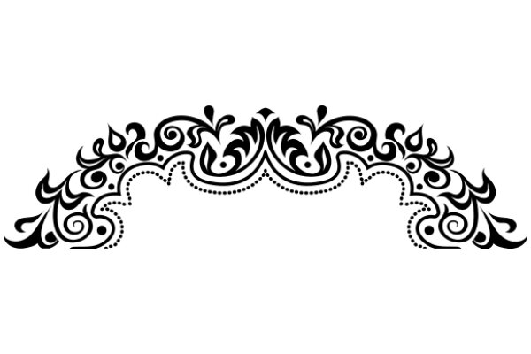 Stylized Artwork of an Archway with Intricate Designs