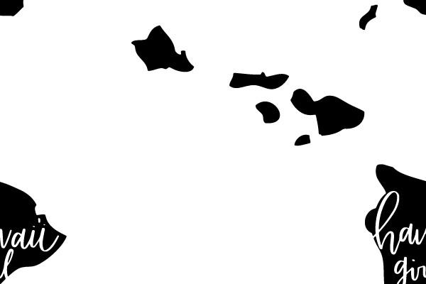 Hawaii Girl Map